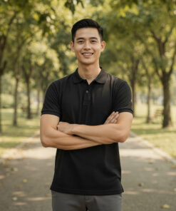 Áo Đồng Phục Công Ty Polo Đen