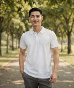 Áo Đồng Phục Công Ty Polo Trắng